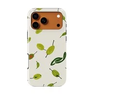 Voltuna Dėklas „Floating Lemon Leaves“ su MagSafe Apple iPhone 13-17 modeliams