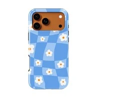 Voltuna Dėklas „Floral Sky Check“ su MagSafe Apple iPhone 13-17 modeliams