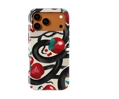 Voltuna Dėklas „Forbidden Cherry Serpent“ su MagSafe Apple iPhone 13-17 modeliams