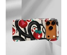 Voltuna Dėklas „Forbidden Cherry Serpent“ su MagSafe Apple iPhone 13-17 modeliams