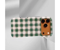 Voltuna Dėklas „Forest Plaid Chic“ su MagSafe Apple iPhone 13-17 modeliams