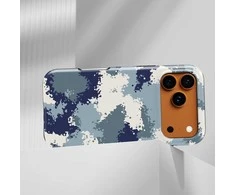 Voltuna Dėklas „Frost Navy Camo“ su MagSafe Apple iPhone 13-17 modeliams
