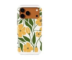 Voltuna Dėklas „Geltona Meadow Breeze“ su MagSafe Apple iPhone 13-17 modeliams