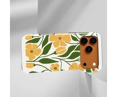 Voltuna Dėklas „Geltona Meadow Breeze“ su MagSafe Apple iPhone 13-17 modeliams