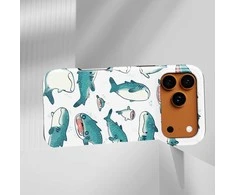 Voltuna Dėklas „Gentle Giants of the Sea“ su MagSafe Apple iPhone 13-17 modeliams