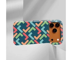Voltuna Dėklas „Geometric Tangle“ su MagSafe Apple iPhone 13-17 modeliams