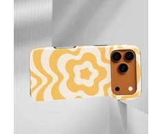 Voltuna Dėklas „Golden Bloom Pulse“ su MagSafe Apple iPhone 13-17 modeliams