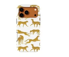 Voltuna Dėklas „Golden Cheetah Stance“ su MagSafe Apple iPhone 13-17 modeliams