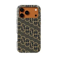 Voltuna Dėklas „Golden Circles Harmony“ su MagSafe Apple iPhone 13-17 modeliams