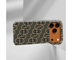 Voltuna Dėklas „Golden Circles Harmony“ su MagSafe Apple iPhone 13-17 modeliams