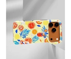 Voltuna Dėklas „Golden Citrus Breeze“ su MagSafe Apple iPhone 13-17 modeliams