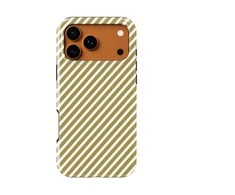 Voltuna Dėklas „Golden Diagonal Stripes“ su MagSafe Apple iPhone 13-17 modeliams