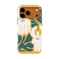 Voltuna Dėklas „Golden Orchid Frame“ su MagSafe Apple iPhone 13-17 modeliams