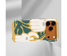 Voltuna Dėklas „Golden Orchid Frame“ su MagSafe Apple iPhone 13-17 modeliams