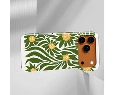 Voltuna Dėklas „Golden Pine Sprigs“ su MagSafe Apple iPhone 13-17 modeliams