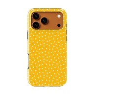 Voltuna Dėklas „Golden Star Dots“ su MagSafe Apple iPhone 13-17 modeliams