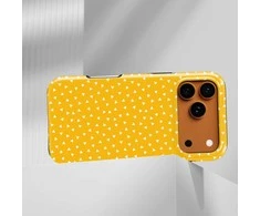 Voltuna Dėklas „Golden Star Dots“ su MagSafe Apple iPhone 13-17 modeliams