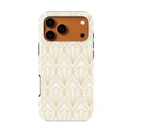 Voltuna Dėklas „Golden Wave Scales“ su MagSafe Apple iPhone 13-17 modeliams