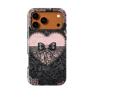 Voltuna Dėklas „Gothic Lace Heart“ su MagSafe Apple iPhone 13-17 modeliams