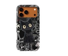 Voltuna Dėklas „Gothic Street Cat“ su MagSafe Apple iPhone 13-17 modeliams