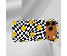 Voltuna Dėklas „Grunge Smiley Vibes“ su MagSafe Apple iPhone 13-17 modeliams