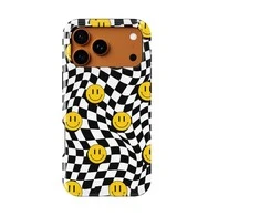 Voltuna Dėklas „Grunge Smiley Vibes“ su MagSafe Apple iPhone 13-17 modeliams
