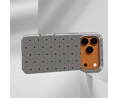 Voltuna Dėklas „Hexagon Micro Web“ su MagSafe Apple iPhone 13-17 modeliams