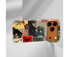 Voltuna Dėklas „Indie Punk Collage“ su MagSafe Apple iPhone 13-17 modeliams