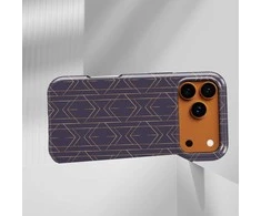 Voltuna Dėklas „Indigo Linear Deco“ su MagSafe Apple iPhone 13-17 modeliams