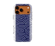Voltuna Dėklas „Indigo Wave Flow“ su MagSafe Apple iPhone 13-17 modeliams