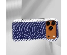Voltuna Dėklas „Indigo Wave Flow“ su MagSafe Apple iPhone 13-17 modeliams