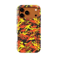 Voltuna Dėklas „Inferno Blaze Camo“ su MagSafe Apple iPhone 13-17 modeliams