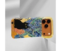 Voltuna Dėklas „Iris Eyes Feline“ su MagSafe Apple iPhone 13-17 modeliams