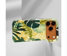 Voltuna Dėklas „Jungle Glow Leaves“ su MagSafe Apple iPhone 13-17 modeliams
