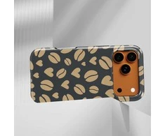 Voltuna Dėklas „Latte Heart Beans“ su MagSafe Apple iPhone 13-17 modeliams