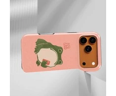 Voltuna Dėklas „Lucky Charm Frog“ su MagSafe Apple iPhone 13-17 modeliams