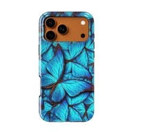 Voltuna Dėklas „Mėlyna Butterfly Storm“ su MagSafe Apple iPhone 13-17 modeliams