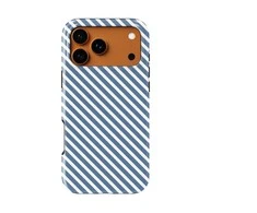Voltuna Dėklas „Mėlyna Diagonal Stripes“ su MagSafe Apple iPhone 13-17 modeliams