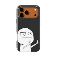 Voltuna Dėklas „Meme Attitude Gesture“ su MagSafe Apple iPhone 13-17 modeliams