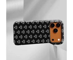 Voltuna Dėklas „Midnight Diamond Icons“ su MagSafe Apple iPhone 13-17 modeliams