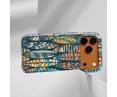 Voltuna Dėklas „Midnight Foliage Stripes“ su MagSafe Apple iPhone 13-17 modeliams
