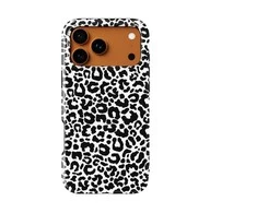 Voltuna Dėklas „Midnight Leopard Whiteout“ su MagSafe Apple iPhone 13-17 modeliams