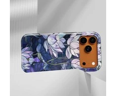 Voltuna Dėklas „Midnight Lotus Garden“ su MagSafe Apple iPhone 13-17 modeliams