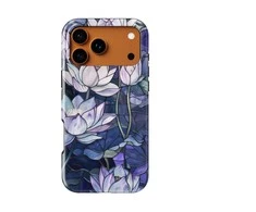 Voltuna Dėklas „Midnight Lotus Garden“ su MagSafe Apple iPhone 13-17 modeliams