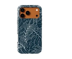Voltuna Dėklas „Midnight Outline Foliage“ su MagSafe Apple iPhone 13-17 modeliams