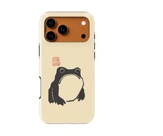 Voltuna Dėklas „Minimal Ink Frog“ su MagSafe Apple iPhone 13-17 modeliams