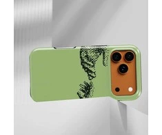 Voltuna Dėklas „Minimal Touch Žalias“ su MagSafe Apple iPhone 13-17 modeliams
