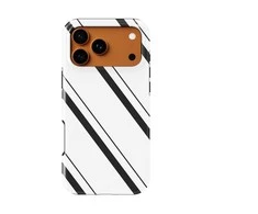 Voltuna Dėklas „Minimal Twin Stripes“ su MagSafe Apple iPhone 13-17 modeliams
