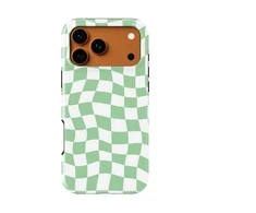Voltuna Dėklas „Mint Breeze Waves“ su MagSafe Apple iPhone 13-17 modeliams
