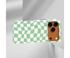 Voltuna Dėklas „Mint Breeze Waves“ su MagSafe Apple iPhone 13-17 modeliams